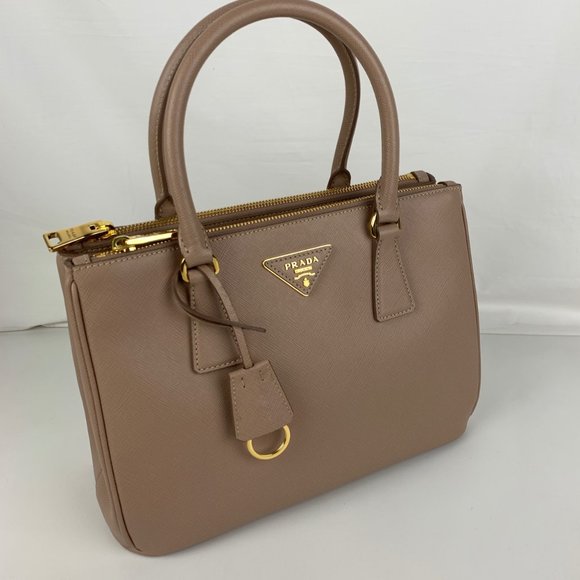 Prada Handbags - New Prada Small Saffiano Lux Leather Tote